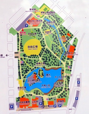 常磐公園・園内図