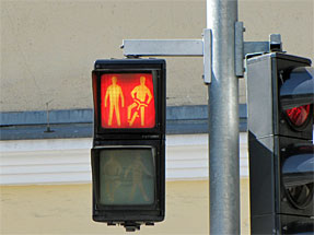 ザルツブルクの交通信号