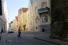 タリン・旧市街の通り
