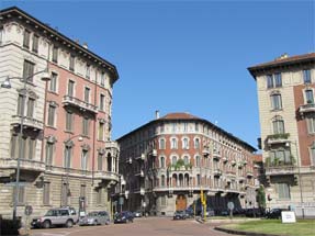 ミラノ市内景観