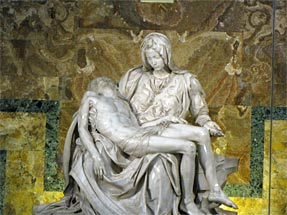 サン・ピエトロ大聖堂・ミケランジェロのピエタ像
