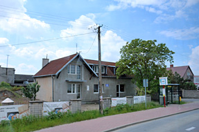 ワルシャワ近郊の民家