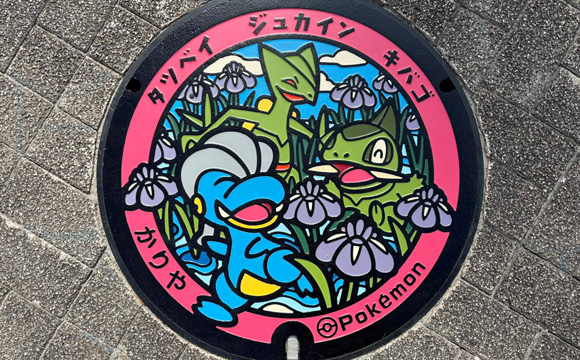 愛知県知立市のマンホールの蓋