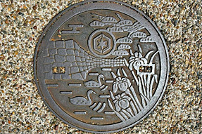 滋賀県彦根市のマンホールの蓋