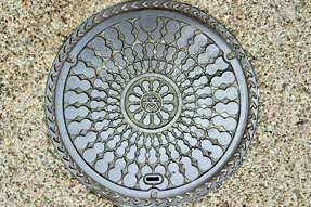 滋賀県長浜市のマンホールの蓋