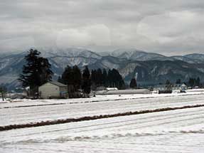 秋田新幹線・車窓風景