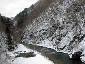秋田新幹線・車窓風景