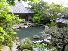 百済寺・喜見院の庭園