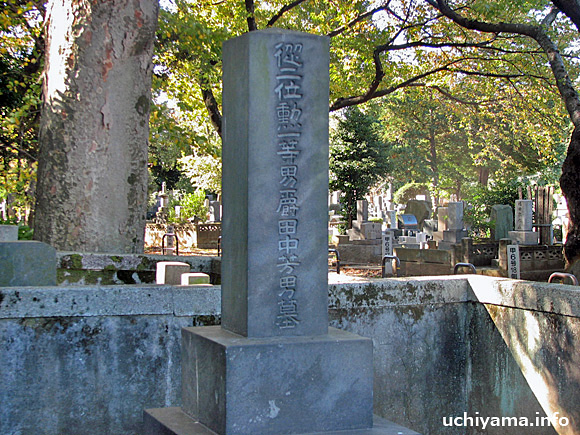 田中芳男の墓
