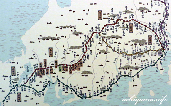 江戸時代・街道図