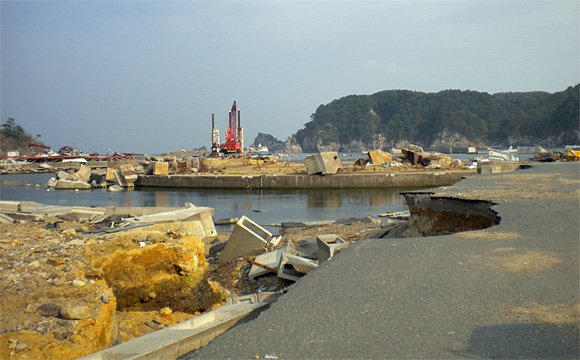 田老地区の津波被害