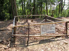 天王山城井戸跡