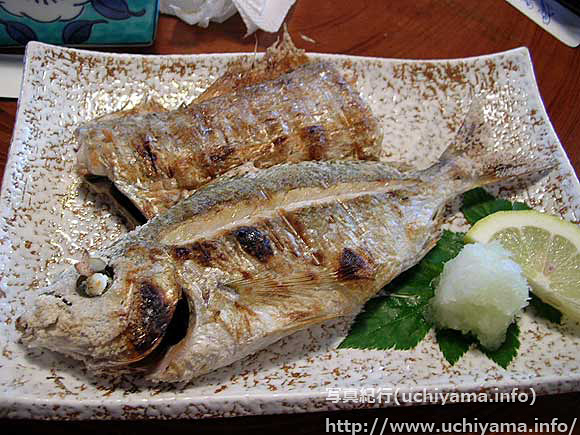 イシモチとタチウオの焼き魚